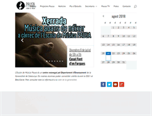 Tablet Screenshot of pausademusica.org